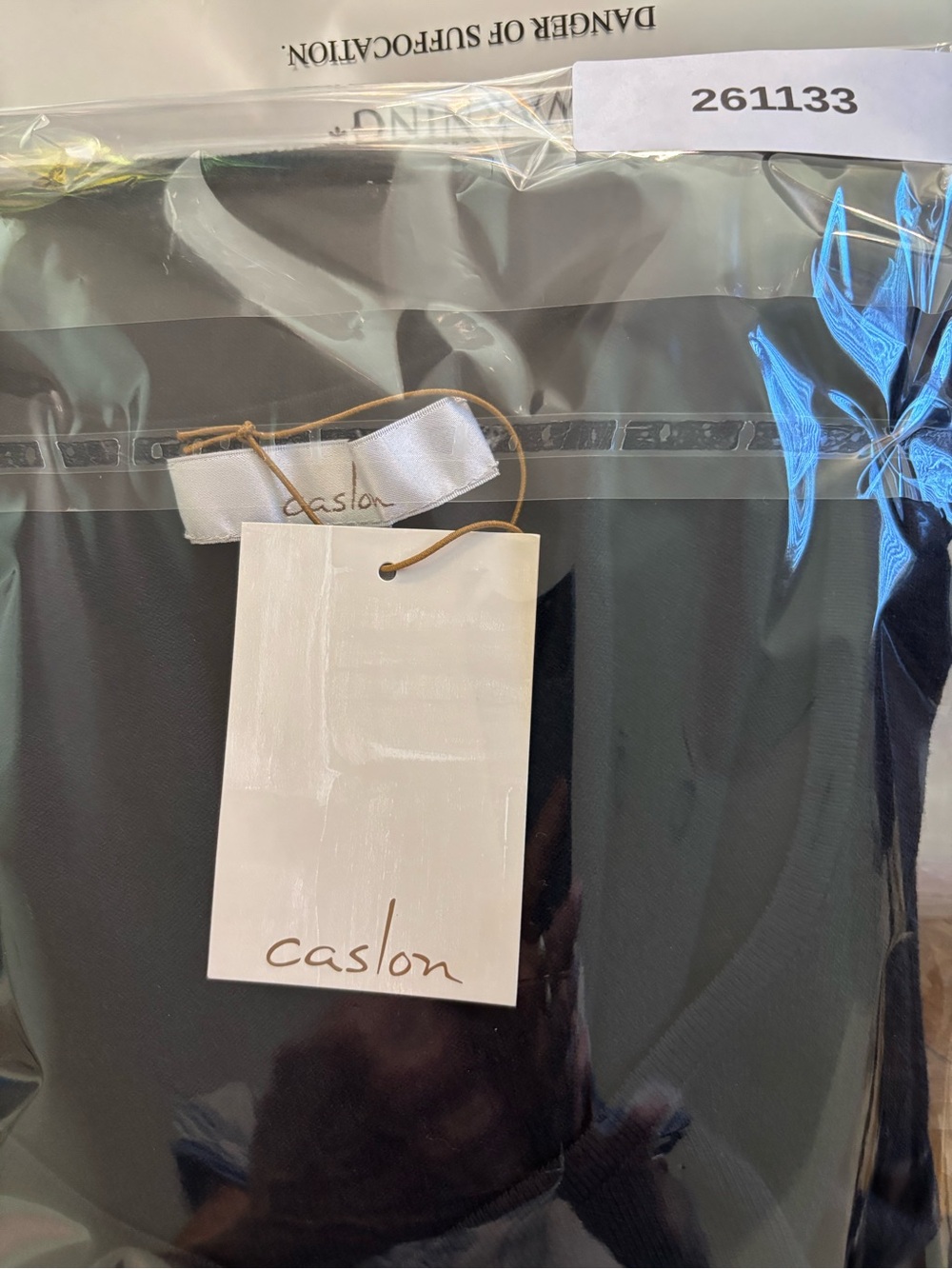 Caslon Nordstrom Black Ruched V Neck Tank Top 2X Plus Rayon Blend NWT - Picture 11 of 11